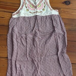 Flying Tomato Pink and White Kids Dress